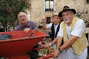 La fête des vendanges à Biot en 2009