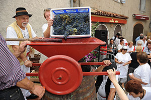 La fête des vendanges à Biot en 2009