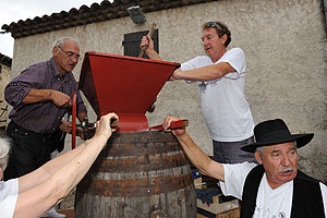 La fête des vendanges à Biot en 2009