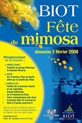 Fête du Mimosa à Biot le 3 Février 2008