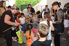Kermesse des écoles, à Biot en 2009