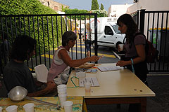 Kermesse des écoles, à Biot en 2009