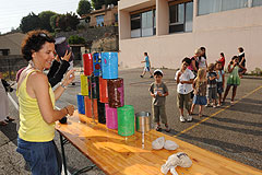 Kermesse des écoles, à Biot en 2009