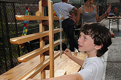 Kermesse des écoles, à Biot en 2009