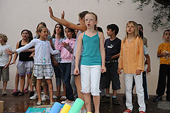 Kermesse des écoles, à Biot en 2009