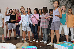 Kermesse des écoles, à Biot en 2009