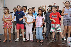Kermesse des écoles, à Biot en 2009