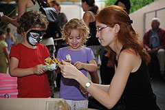 Kermesse des écoles, à Biot en 2009