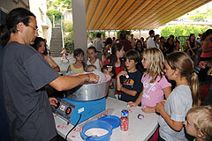 Kermesse des écoles, à Biot en 2009