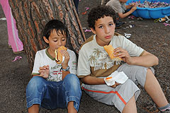Kermesse des écoles, à Biot en 2009