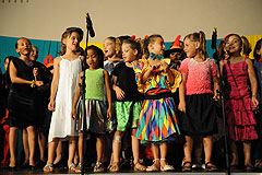 Spectacle des écoles, à Biot en 2009