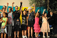 Spectacle des écoles, à Biot en 2009