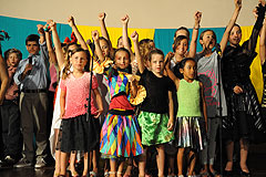 Spectacle des écoles, à Biot en 2009