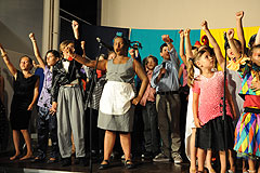 Spectacle des écoles, à Biot en 2009
