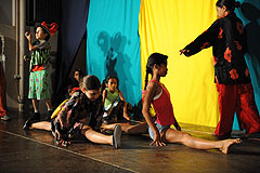 Spectacle des écoles, à Biot en 2009