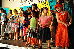 Spectacle des écoles, à Biot en 2009