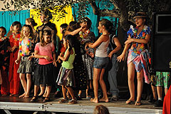 Spectacle des écoles, à Biot en 2009