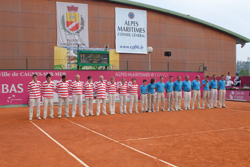 Benevoles de l'Open Gaz de France de Cagnes sur Mer 2007
