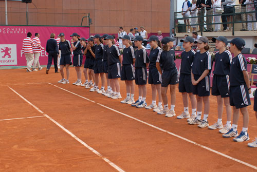 Benevoles de l'Open Gaz de France de Cagnes sur Mer 2007