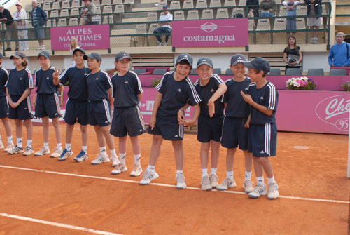 Benevoles de l'Open Gaz de France de Cagnes sur Mer 2007