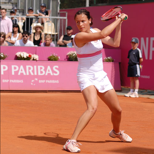 Tatjana MALEK lors de la Finale de l'Open Gaz de France de Cagnes sur Mer 2007 - Tournoi ITF Féminin