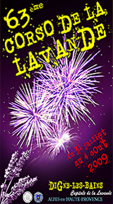 Le 63ème Corso de la Lavande à Dignes en 2009