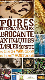 La Foire à la brocante de l’Isle sur la Sorgue en 2009