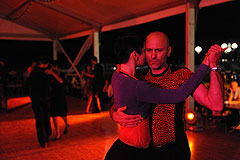 Milonga lors du festival “Menton, Ma ville est Tango” 2008