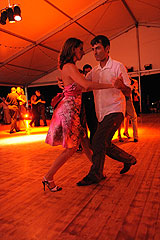 Milonga lors du festival “Menton, Ma ville est Tango” 2008