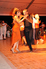 Milonga lors du festival “Menton, Ma ville est Tango” 2008