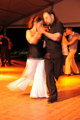 Milonga lors du festival “Menton, Ma ville est Tango” 2008