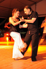 Milonga lors du festival “Menton, Ma ville est Tango” 2008