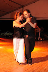 Milonga lors du festival “Menton, Ma ville est Tango” 2008