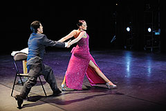 Spectacle “Abrazame Tango” lors du festival “Menton, Ma ville est Tango” 2008