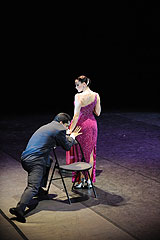 Spectacle “Abrazame Tango” lors du festival “Menton, Ma ville est Tango” 2008