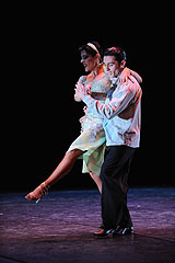 Spectacle “Abrazame Tango” lors du festival “Menton, Ma ville est Tango” 2008