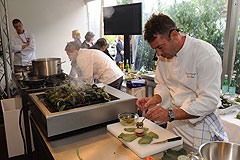 Pascal Lorange, John Parlatore et Andrew Lestourgeon aux Etoiles de Mougins 2008