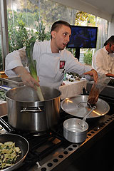 Pascal Lorange, John Parlatore et Andrew Lestourgeon aux Etoiles de Mougins 2008