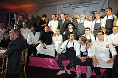 Diner de gala au Moulin de Mougins lors des Étoiles de Mougins 2008