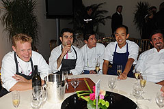 Diner de gala au Moulin de Mougins lors des Étoiles de Mougins 2008