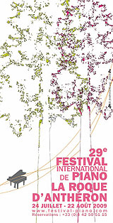 Le 29ème Festival International de piano de La Roque d’Anthéron en 2009