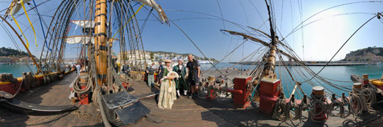 Le Götheborg dans le port de Nice