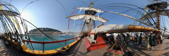 Le Götheborg dans le port de Nice