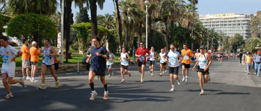 Photo du Semi-Marathon de Nice 2007 (près du Casino Ruhl)