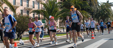 Photo du Semi-Marathon de Nice 2007 (sur la promenade des Anglais)