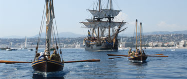 Le Gotheborg (3 mats suédois) dans la baie de Nice