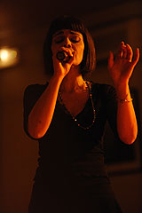 Concert de Sandra Rumolino à Nice en 2009