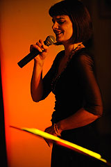 Concert de Sandra Rumolino à Nice en 2009