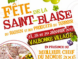Fête de la Saint Blaise, du raisin et des produits du terroir de Valbonne
