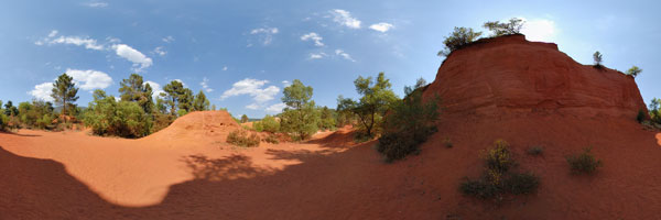 Le Colorado Provencal à Rustrel